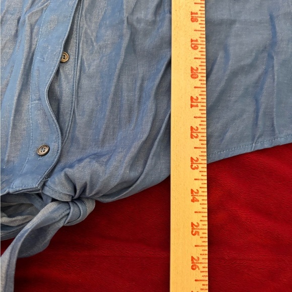 Cupshe Denim Blue Tie-Front Camisole - Picture 6 of 9